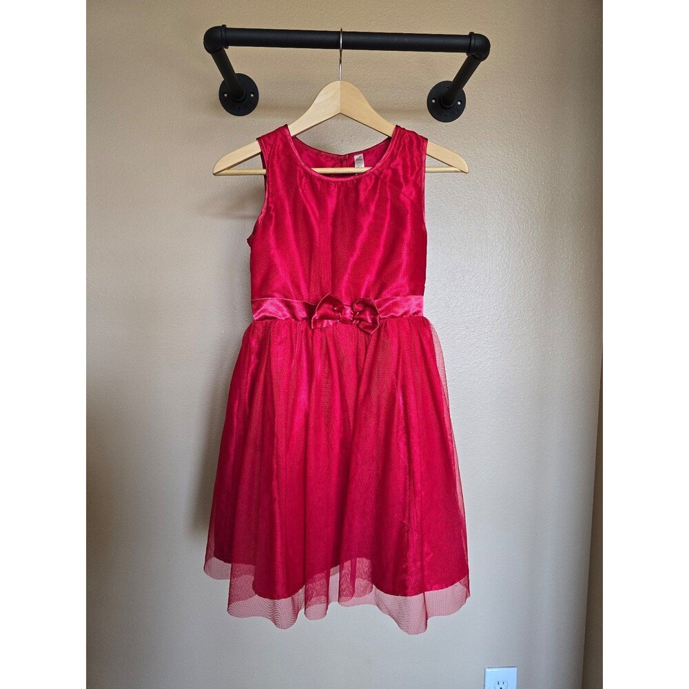 RED‎ Girls size 10/12 Christmas dress